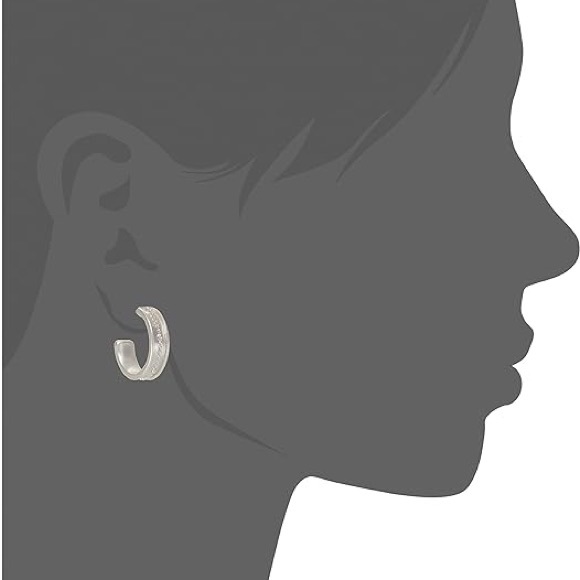 🐘 Lucky Brand “C” Hoop Earrings - Picture 2 of 4